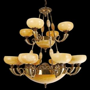 Đèn chùm nến Slister Ø1020*H900mm - E27*17 - chất liệu: đồng thau