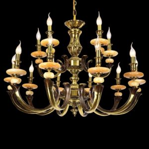 Đèn chùm nến Slister Ø960*H630mm - E14*15 - chất liệu: đồng thau