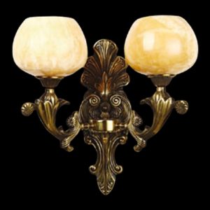 Đèn tường đồng Slister Ø460*H400mm - E27*2 - chất liệu: đồng thau