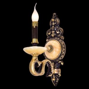 Đèn tường đồng Slister Ø120*H350mm - E14*1 - chất liệu: đồng thau