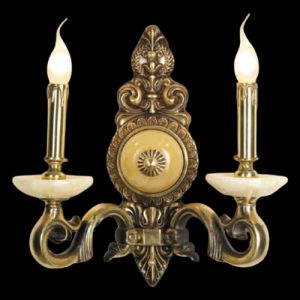 Đèn tường đồng Slister Ø350*H350mm - E14*2 - chất liệu: đồng thau