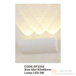 Đèn tường trong nhà Slister 60*165*60mm LED 3W