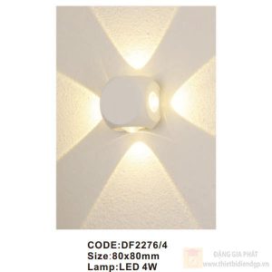 Đèn tường trong nhà Slister 80*80mm LED 4W