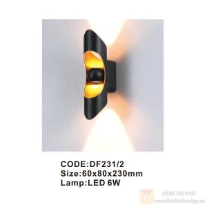 Đèn tường trong nhà Slister 60*80*230mm LED 6W