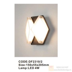 Đèn tường trong nhà Slister 150*55*205mm LED 4W