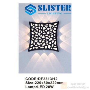 Đèn tường trong nhà Slister 220*80*220mm - LED 20W