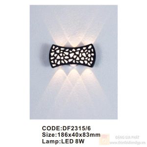 Đèn tường trong nhà Slister 186*40*83mm - LED 8W