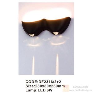 Đèn tường trong nhà Slister 280*80*280mm - LED 6W