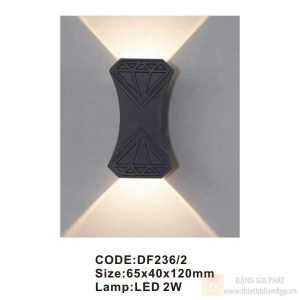 Đèn tường trong nhà Slister 65*40*120mm LED 2W