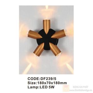 Đèn tường trong nhà Slister 180*70*180mm - LED 5W