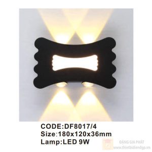 Đèn tường trong nhà Slister 180*120*36mm LED 9W