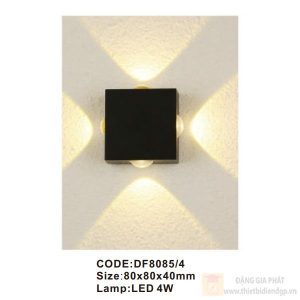 Đèn tường trong nhà Slister 80*80*40mm LED 4W