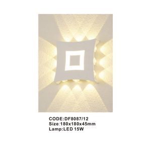 Đèn tường trong nhà Slister 180*180*45mm LED 15W