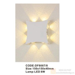 Đèn tường trong nhà Slister 150*150*40mm LED 8W