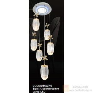 Đèn treo trần trang trí Slister Ø300*H1500mm - LED