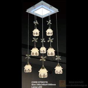 Đèn treo trần trang trí Slister 340*340*H1000mm - LED