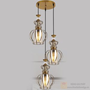 Đèn treo trần trang trí Slister Ø450*H1000mm - E27