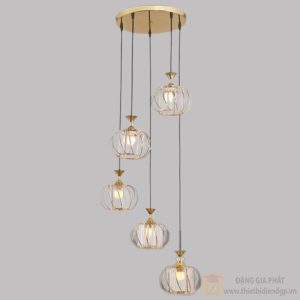 Đèn treo trần trang trí Slister Ø500*H1000mm - E27