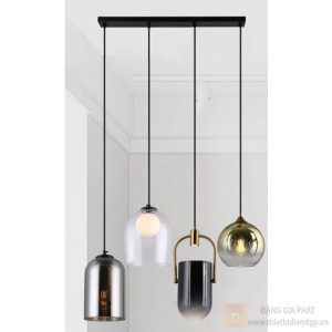 Đèn treo trần trang trí Slister đế dài - Ø900*H1000mm - LED + E27