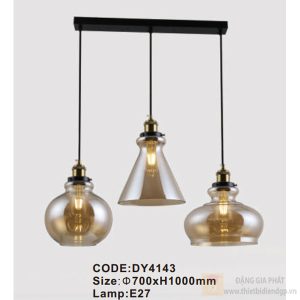 Đèn treo trần đế dài trang trí Slister Ø700*H1000mm - E27