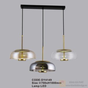 Đèn treo trần đế dài trang trí Slister Ø700*H1000mm - LED