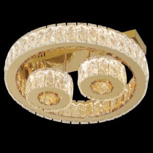 Đèn mâm pha lê Slister 500*480mm - LED 158W - 3 CĐ