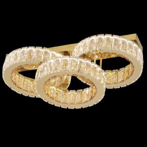 Đèn mâm pha lê Slister 600*300mm - LED 185W - 3 CĐ