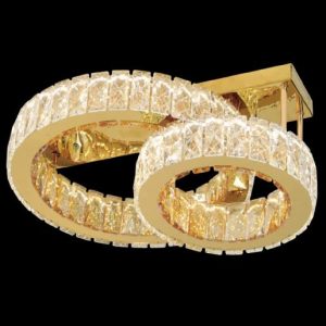 Đèn mâm pha lê Slister 500*400mm - LED 145W - 3 CĐ