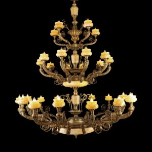 Đèn chùm nến Slister Ø1900*H1550mm - E14*30 - chất liệu: đồng thau