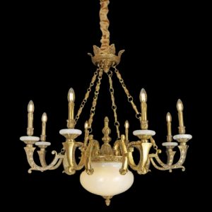 Đèn chùm nến Slister Ø1000*H1000mm - E14 - chất liệu: đồng thau