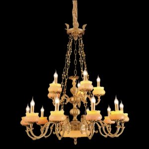 Đèn chùm nến Slister Ø950*H1100mm - E14*15 - chất liệu: đồng thau