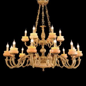 Đèn chùm nến Slister Ø1200*H1200mm - E14*18 - chất liệu: đồng thau