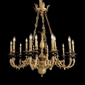 Đèn chùm nến Slister Ø1000*H1000mm - E14*15 - chất liệu: đồng thau