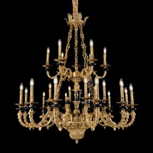 Đèn chùm nến Slister Ø1200*H1200mm - E14*24 - chất liệu: đồng thau