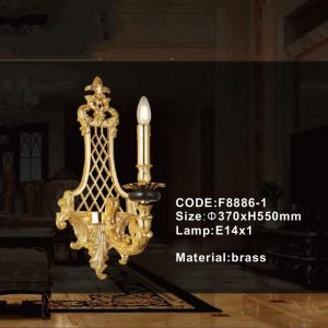 Đèn tường đồng Slister Ø370*H550mm - E14*1