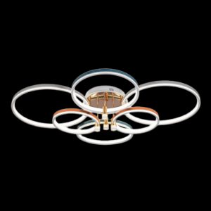 Đèn gắn trần trang trí Slister Ø300+300+400+400+500+500mm - LED 296W - 3 chế độ