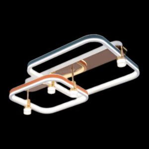 Đèn gắn trần trang trí Slister Ø300+400mm - LED 100W - 3 chế độ