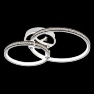 Đèn gắn trần trang trí Slister Ø300+400mm - LED 84W - 3 chế độ