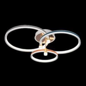 Đèn gắn trần trang trí Slister Ø300+400+450mm - LED 142W - 3 chế độ