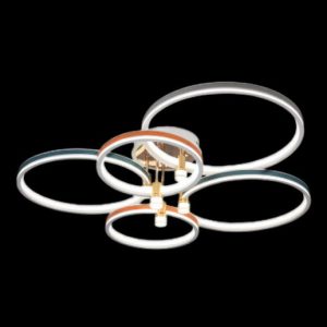 Đèn gắn trần trang trí Slister Ø300+300+400+400+450mm - LED 228W - 3 chế độ