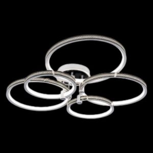 Đèn gắn trần trang trí Slister Ø300+300+400+400+450mm - LED 224W - 3 chế độ