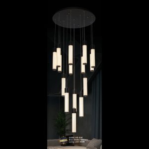 Đèn treo trang trí Slister D600*1600mm - LED 360W - 3 CĐ