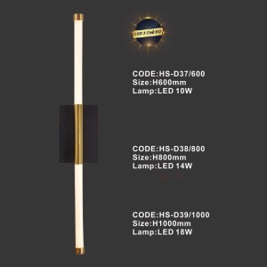 Đèn tường trong nhà Slister HS-Dx - LED 3 CĐ