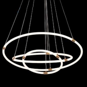 Đèn treo trang trí Slister Ø400+600+800mm - LED 112W - 3 CĐ