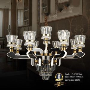 Đèn chùm trang trí Slister Ø800*H1000mm Led 280W