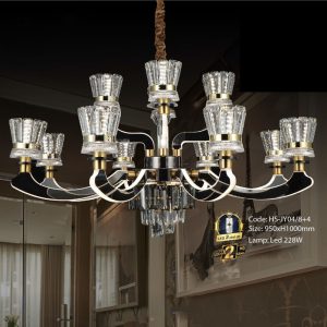 Đèn chùm trang trí Slister Ø950*H1000mm Led 228W