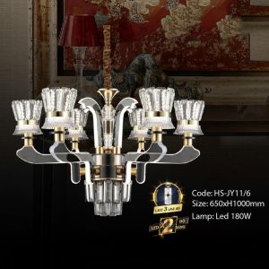 Đèn chùm trang trí Slister Ø650*H1000mm Led 180W