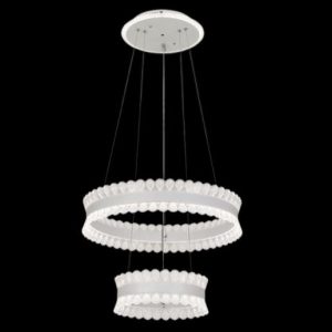 Đèn treo trần trang trí Slister Ø500+300mm - LED 97W - 3 CĐ