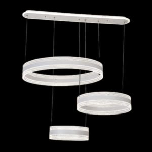 Đèn treo trần trang trí Slister Ø600+400+300mm - LED 196W