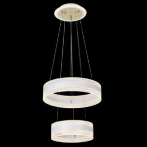 Đèn treo trần trang trí Slister Ø400+300mm - LED 97W - 3 CĐ